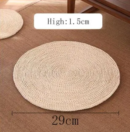 Direct Selling New Style Rural Style Straw Tatami Futon Cushion Meditation Worship Buddha Floor Mat Chair Floor Grass Mat