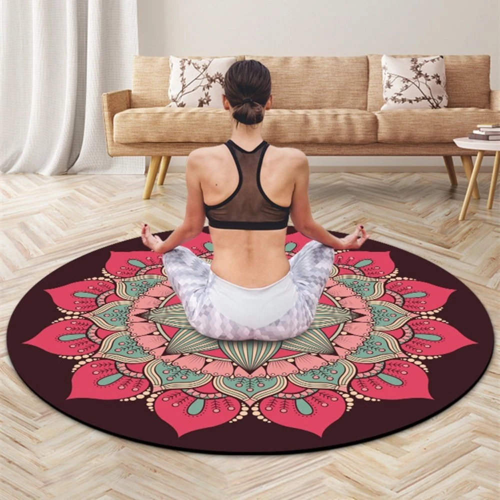 Picnic Rugs 70 Inch Circle Round Table Cloth/Yoga Mat Meditation Wyz23488